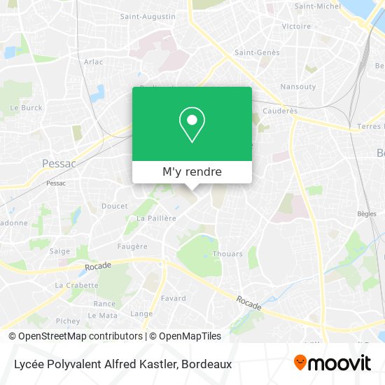 Lycée Polyvalent Alfred Kastler plan