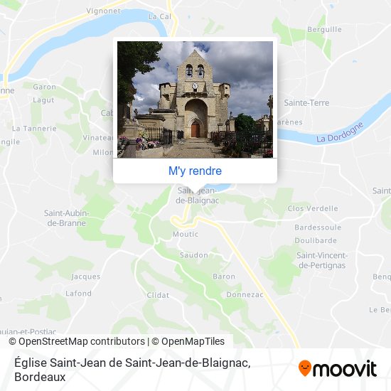 Église Saint-Jean de Saint-Jean-de-Blaignac plan