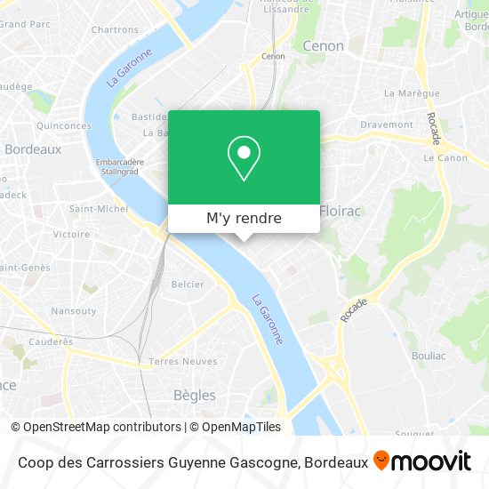 Coop des Carrossiers Guyenne Gascogne plan