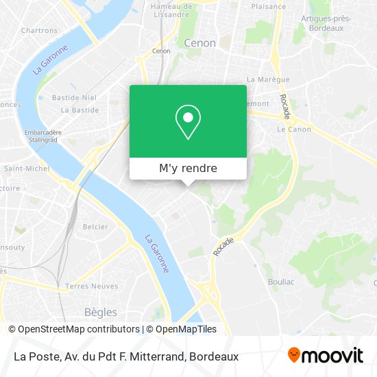 La Poste, Av. du Pdt F. Mitterrand plan