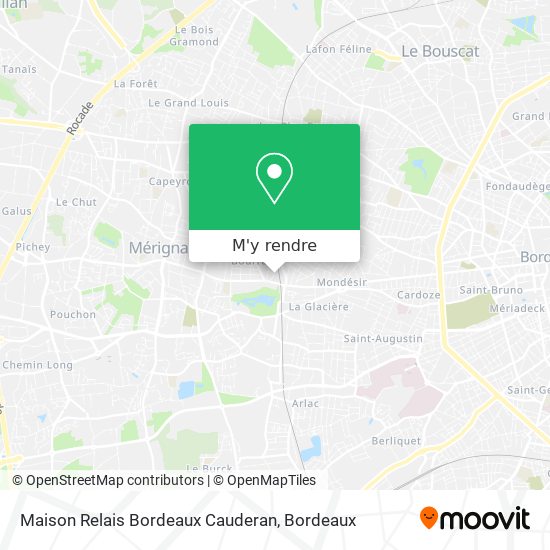 Maison Relais Bordeaux Cauderan plan
