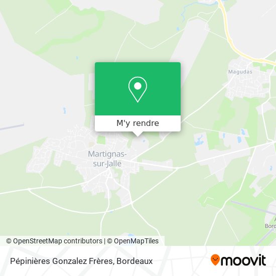 Pépinières Gonzalez Frères plan