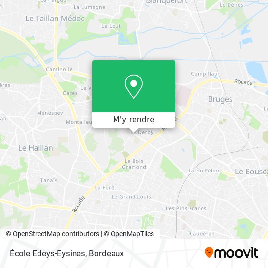 École Edeys-Eysines plan