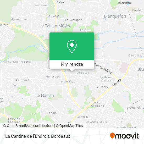 La Cantine de l'Endroit plan