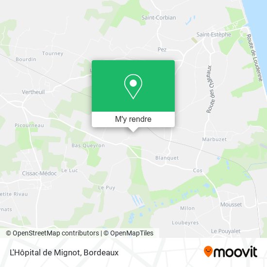 L'Hôpital de Mignot plan