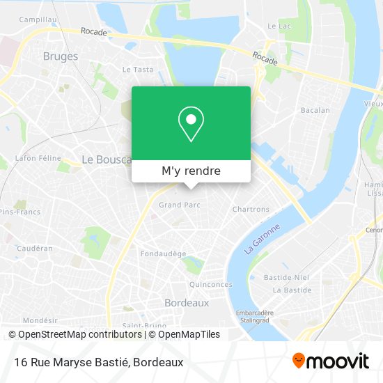 16 Rue Maryse Bastié plan