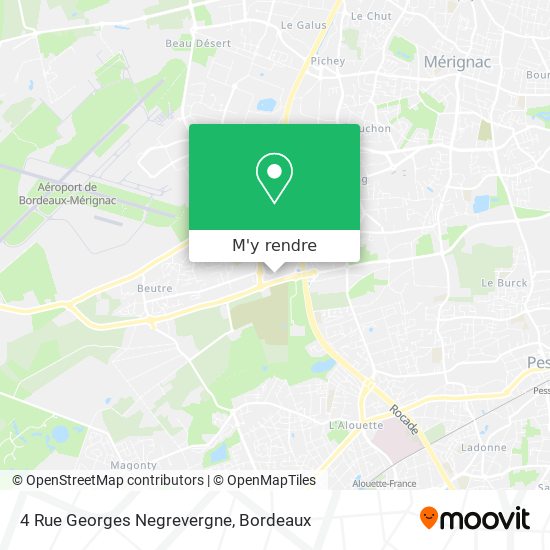 4 Rue Georges Negrevergne plan