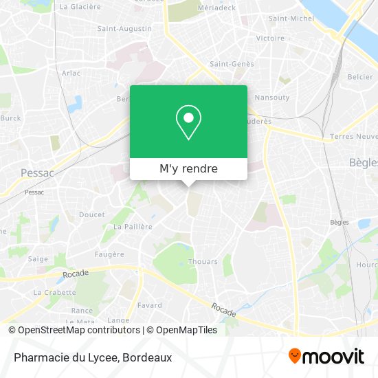 Pharmacie du Lycee plan