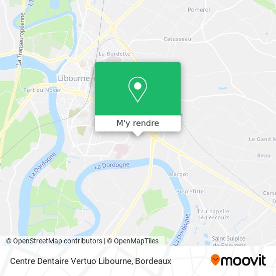 Centre Dentaire Vertuo Libourne plan