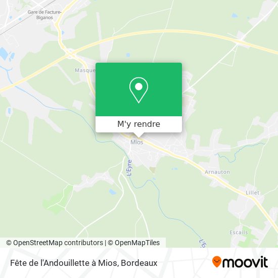 Fête de l'Andouillette à Mios plan
