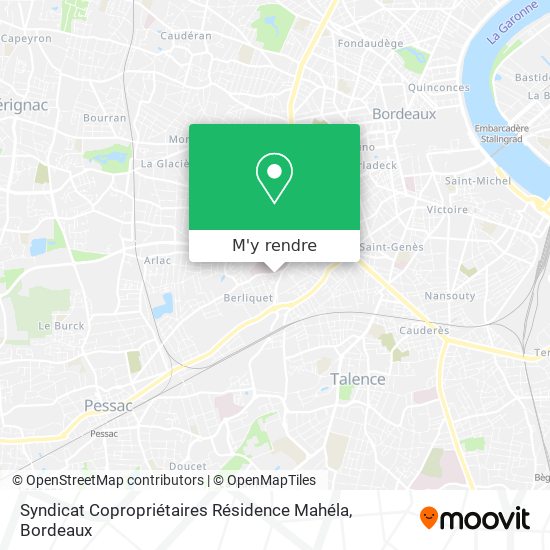 Syndicat Copropriétaires Résidence Mahéla plan
