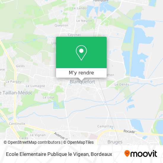 Ecole Elementaire Publique le Vigean plan