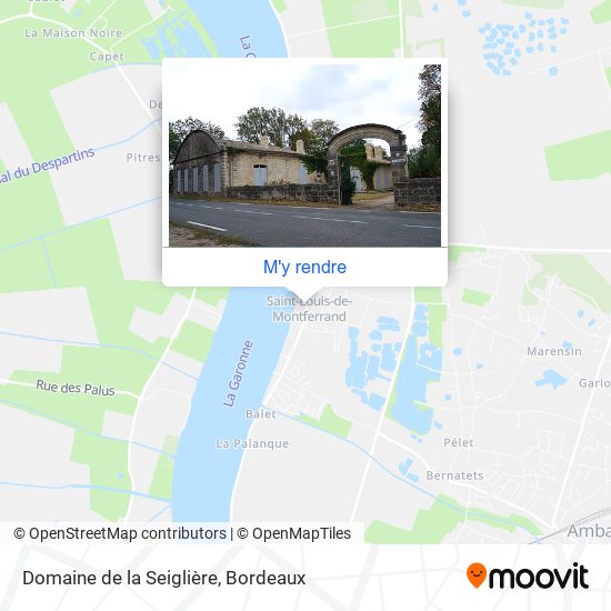 Domaine de la Seiglière plan