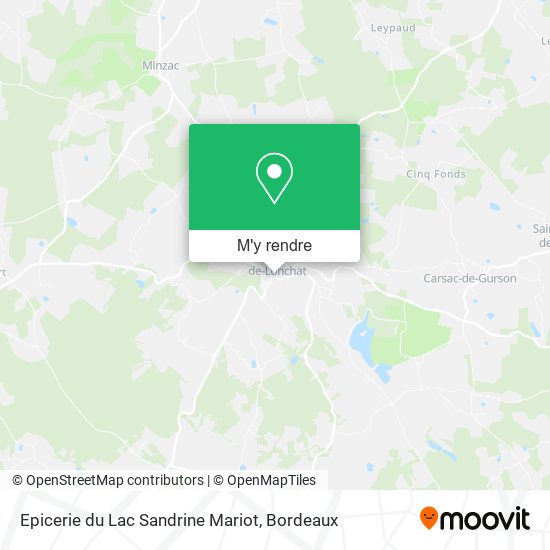 Epicerie du Lac Sandrine Mariot plan