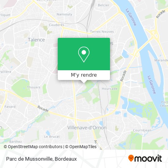 Parc de Mussonville plan