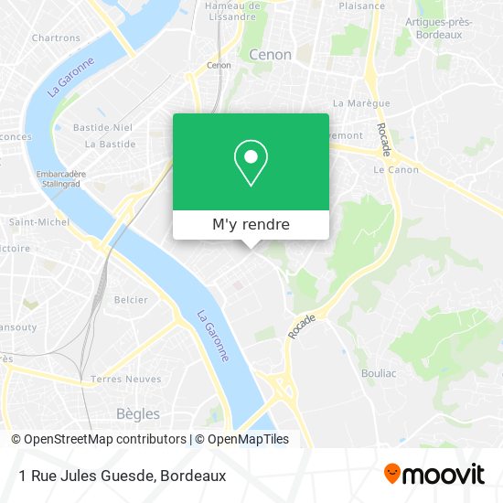 1 Rue Jules Guesde plan