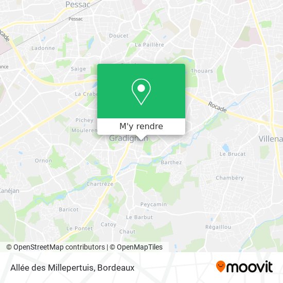 Allée des Millepertuis plan
