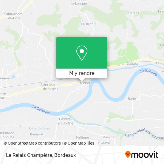 Le Relais Champêtre plan