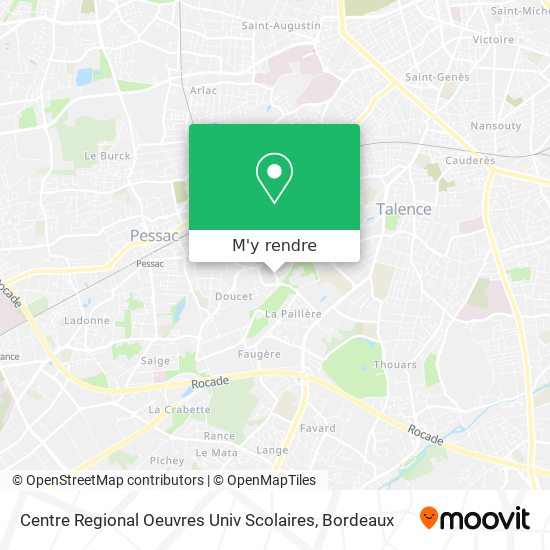 Centre Regional Oeuvres Univ Scolaires plan