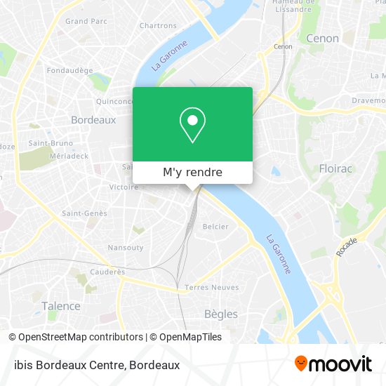 ibis Bordeaux Centre plan