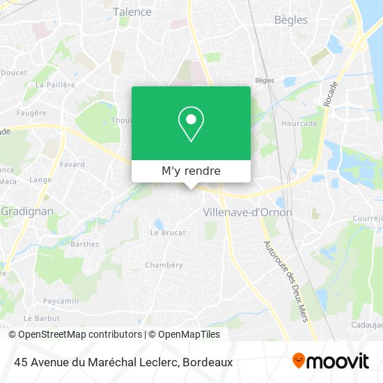 45 Avenue du Maréchal Leclerc plan