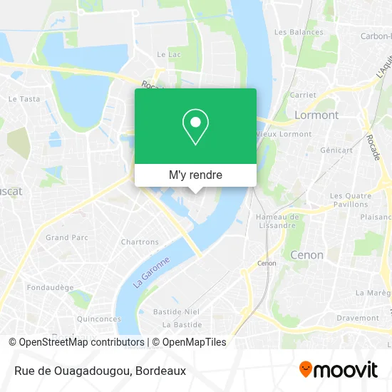 Rue de Ouagadougou plan