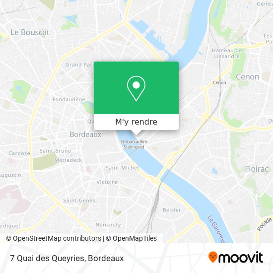 7 Quai des Queyries plan