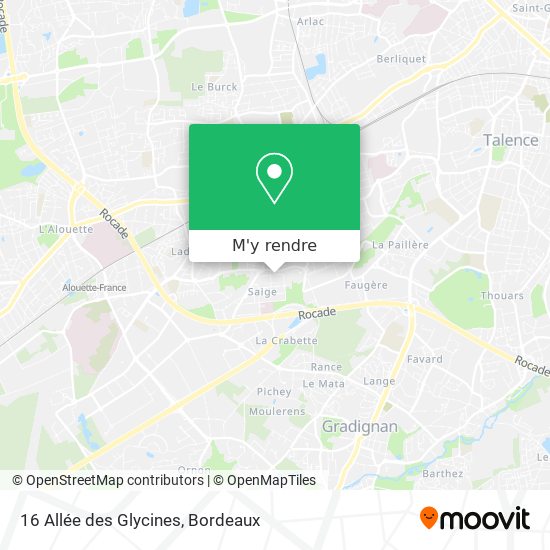 16 Allée des Glycines plan