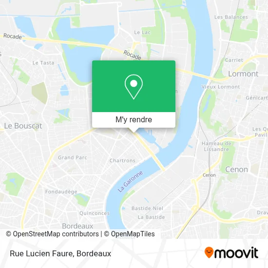 Rue Lucien Faure plan