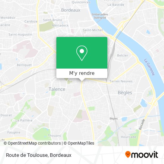 Route de Toulouse plan