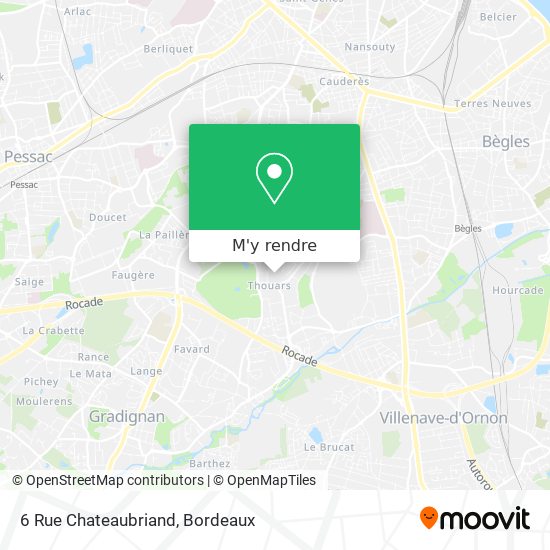 6 Rue Chateaubriand plan