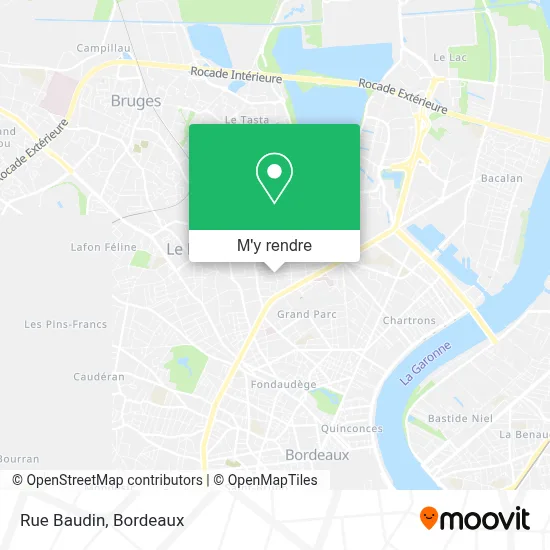 Rue Baudin plan