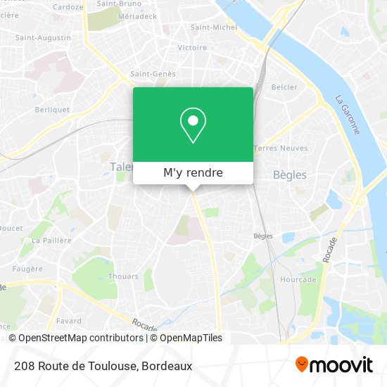 208 Route de Toulouse plan