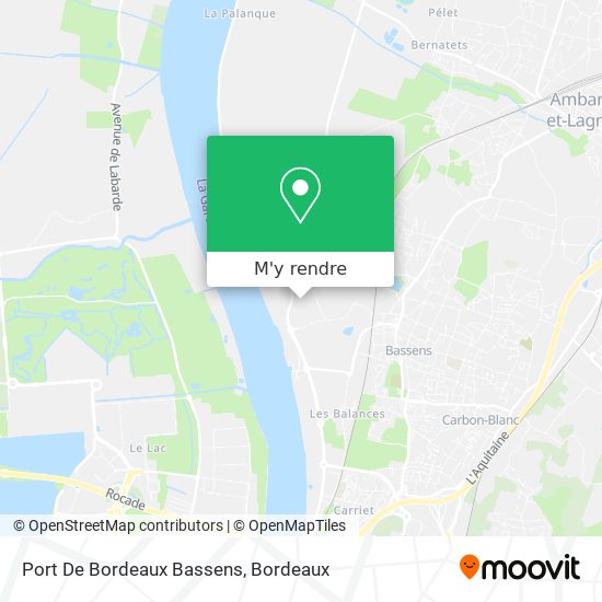 Port De Bordeaux Bassens plan