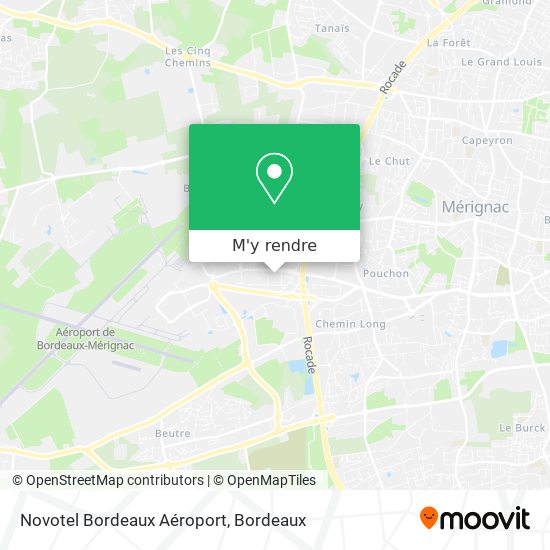Novotel Bordeaux Aéroport plan