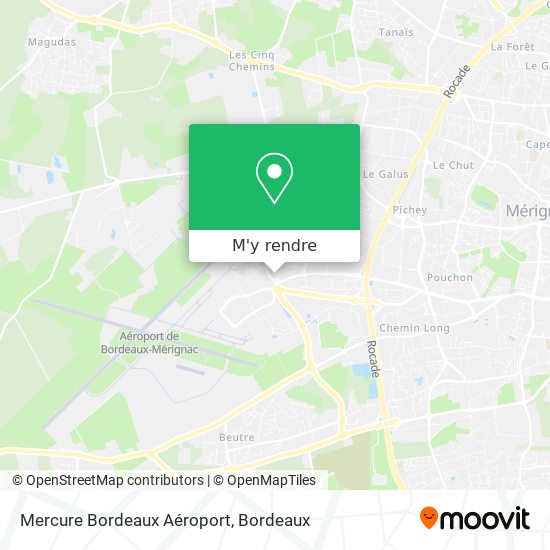 Mercure Bordeaux Aéroport plan