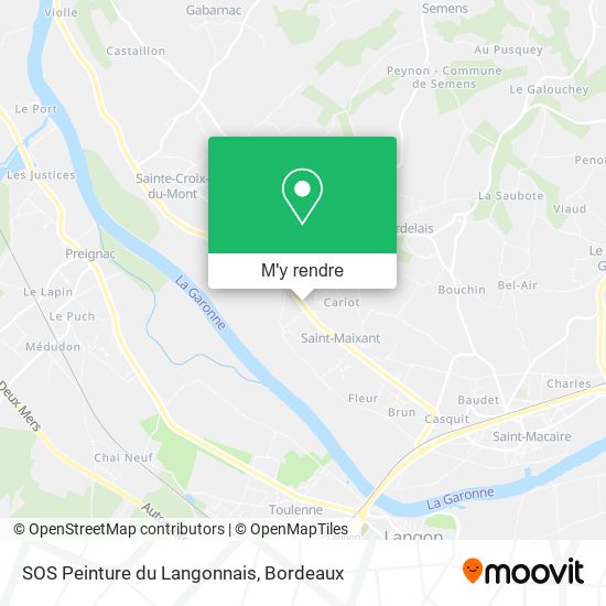 SOS Peinture du Langonnais plan