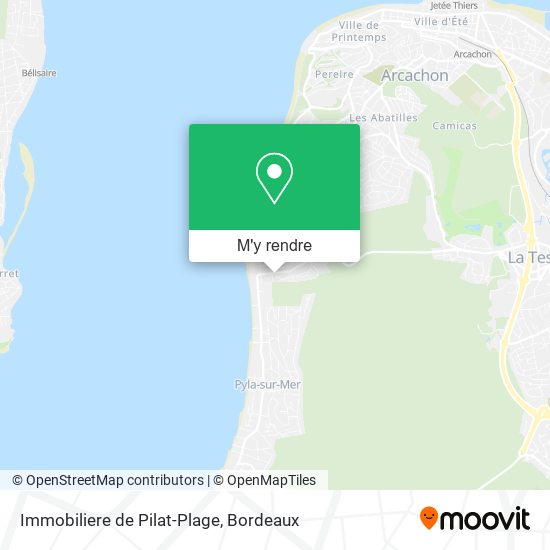 Immobiliere de Pilat-Plage plan