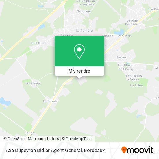 Axa Dupeyron Didier Agent Général plan