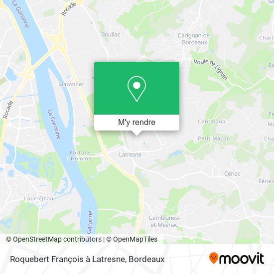 Roquebert François à Latresne plan