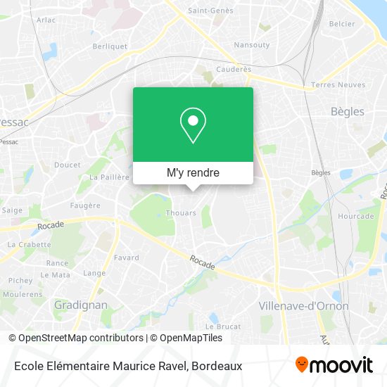 Ecole Elémentaire Maurice Ravel plan