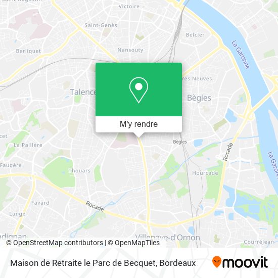 Maison de Retraite le Parc de Becquet plan