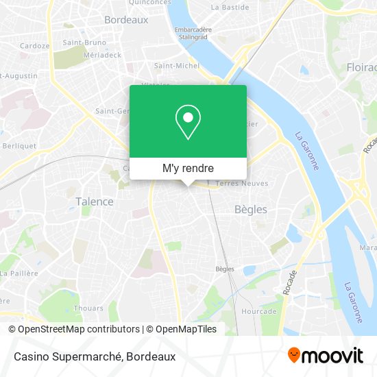 Casino Supermarché plan
