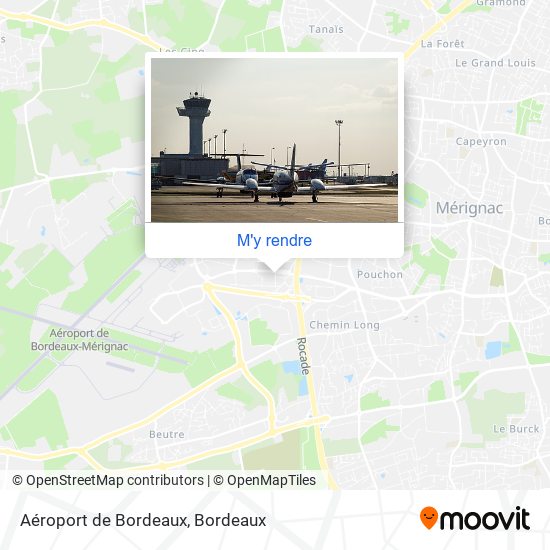 Aéroport de Bordeaux plan