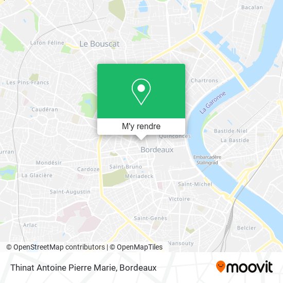 Thinat Antoine Pierre Marie plan