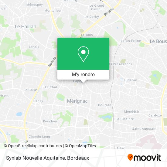 Synlab Nouvelle Aquitaine plan