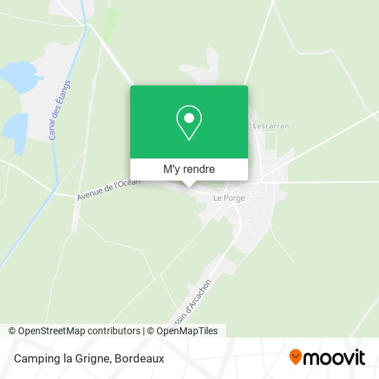 Camping la Grigne plan
