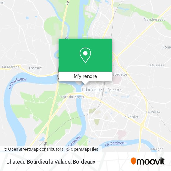 Chateau Bourdieu la Valade plan