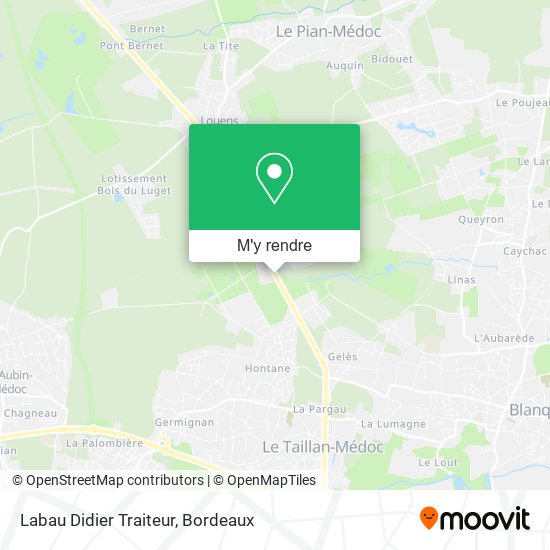 Labau Didier Traiteur plan