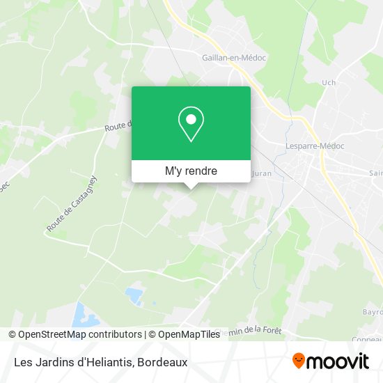 Les Jardins d'Heliantis plan